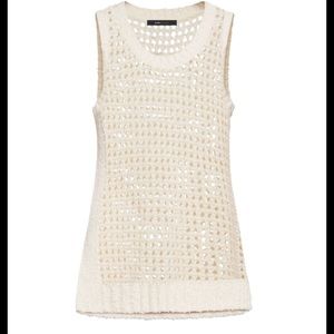 BCBG “Sandi” open stitch sweater